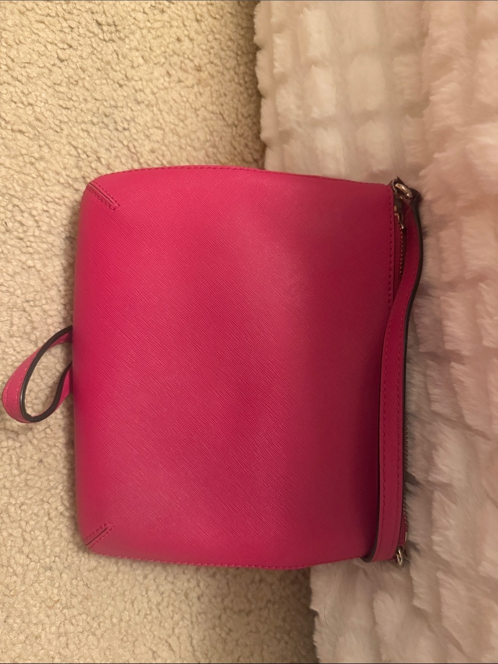 kate spade Hot Pink Leather Crossbody with Gold Hardware - Picture 2 of 2